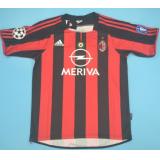 AC Milan 1a Equipación 'UCL Pack' 2003/04
